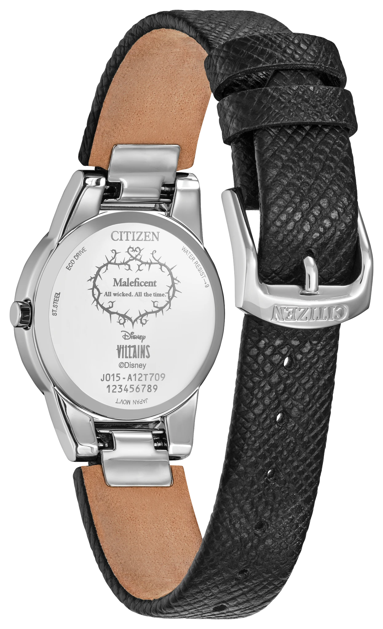 Maleficent's Charm Grey Dial Leather Strap GA1080-41Y | CITIZEN